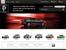 Tablet Screenshot of dollarspluscar.com